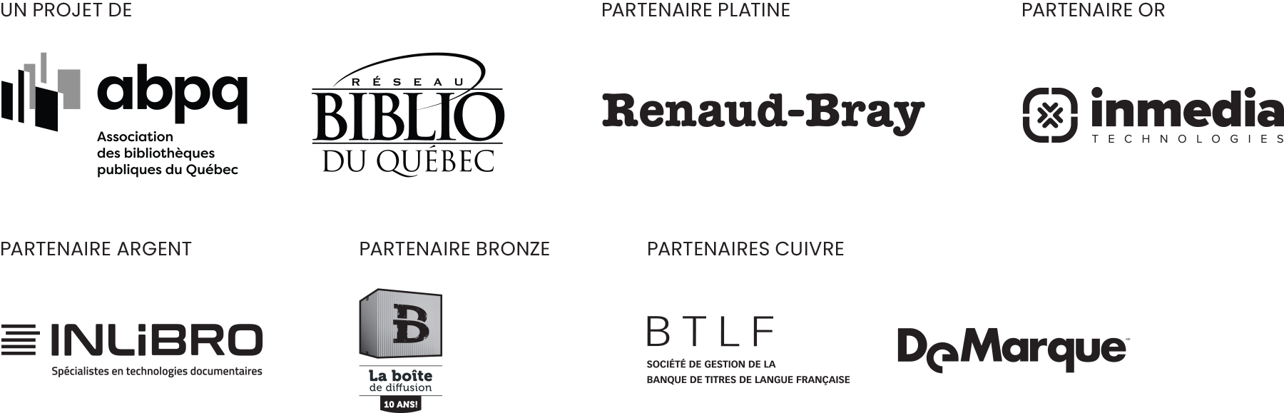Logos partenaires