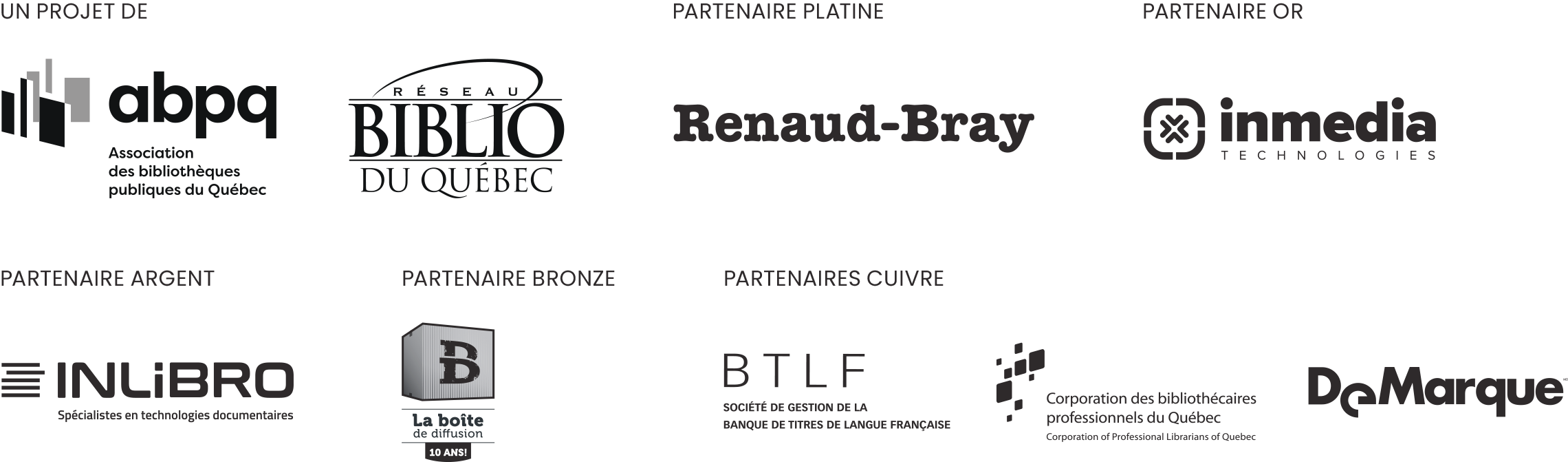 Logos partenaires