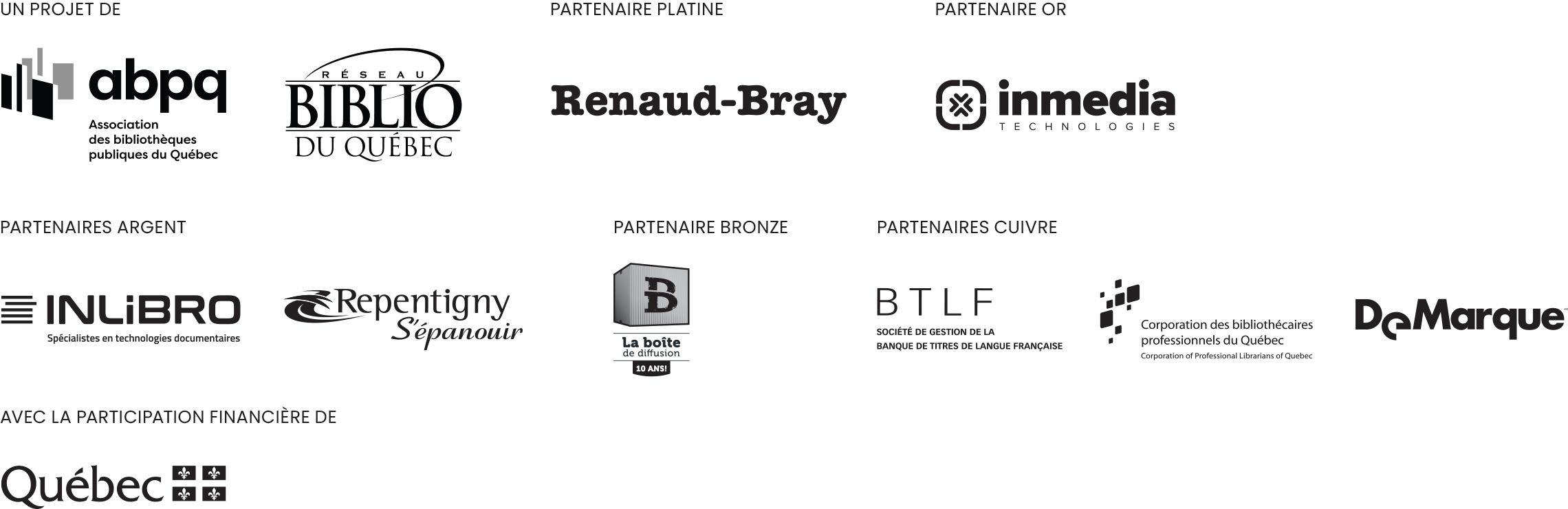 Logos partenaires